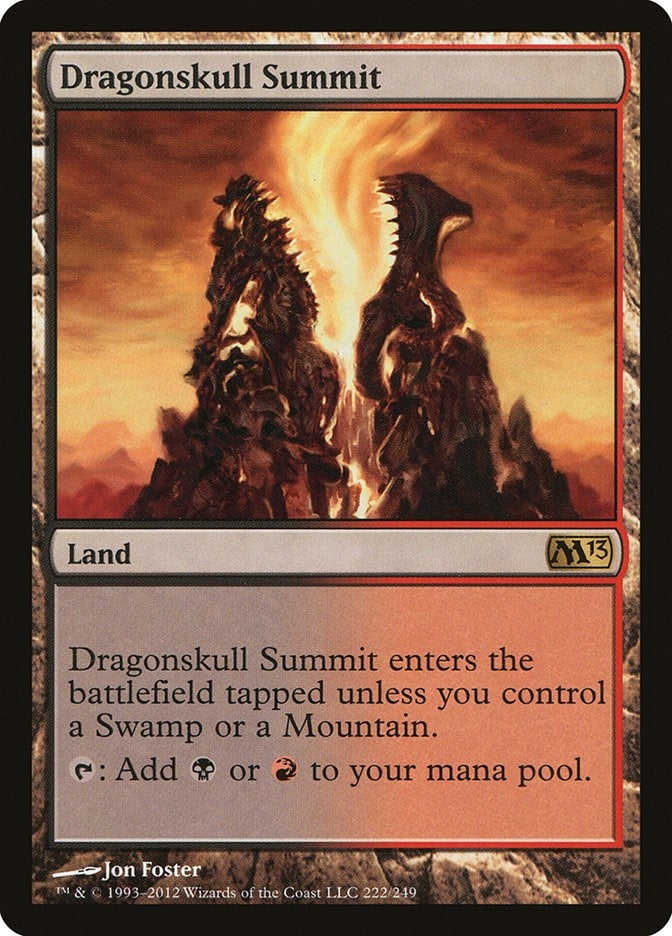 Image for Dragonskull Summit (222) [Magic 2013 (M13)] - Magic: The Gathering