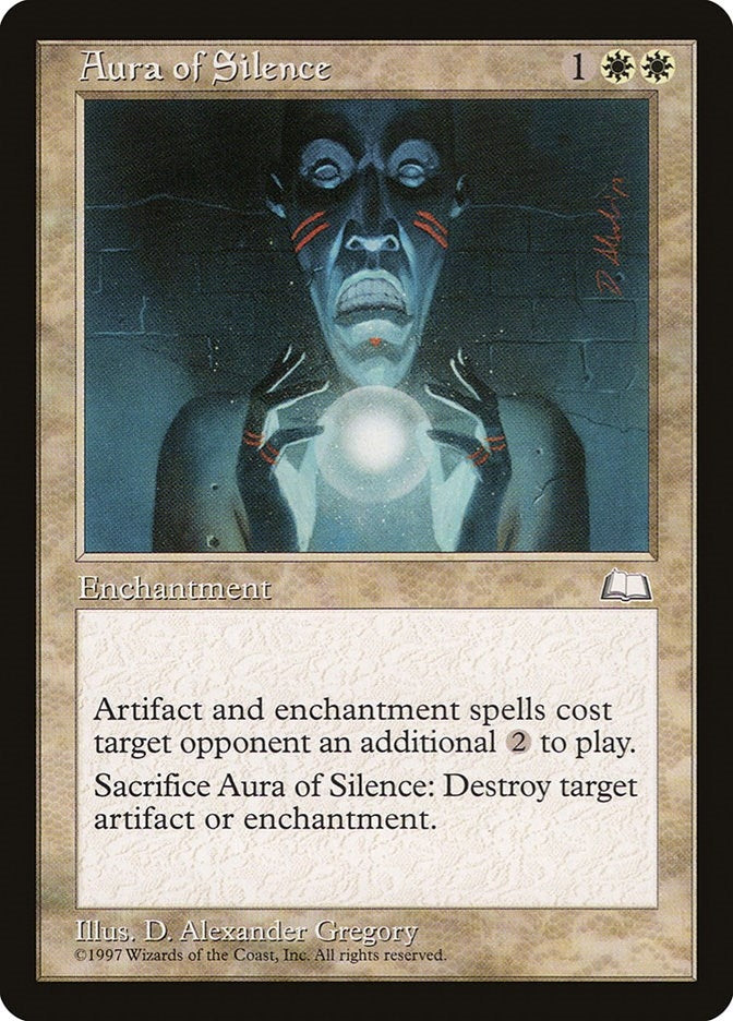Image for Aura of Silence [Weatherlight] - Magic: The Gathering