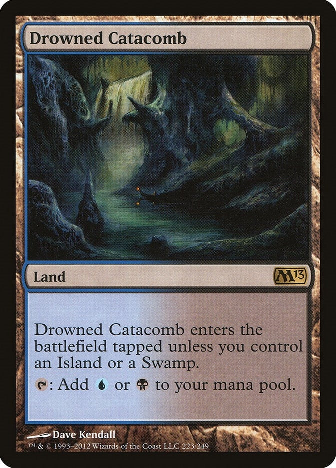 Image for Drowned Catacomb (223) [Magic 2013 (M13)] - Magic: The Gathering