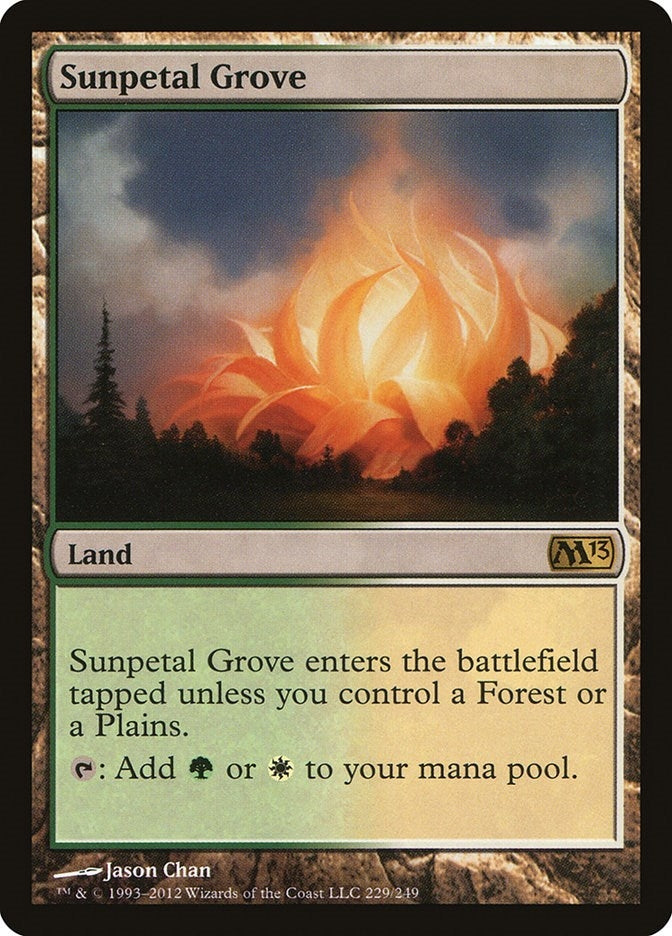 Image for Sunpetal Grove (229) [Magic 2013 (M13)] - Magic: The Gathering
