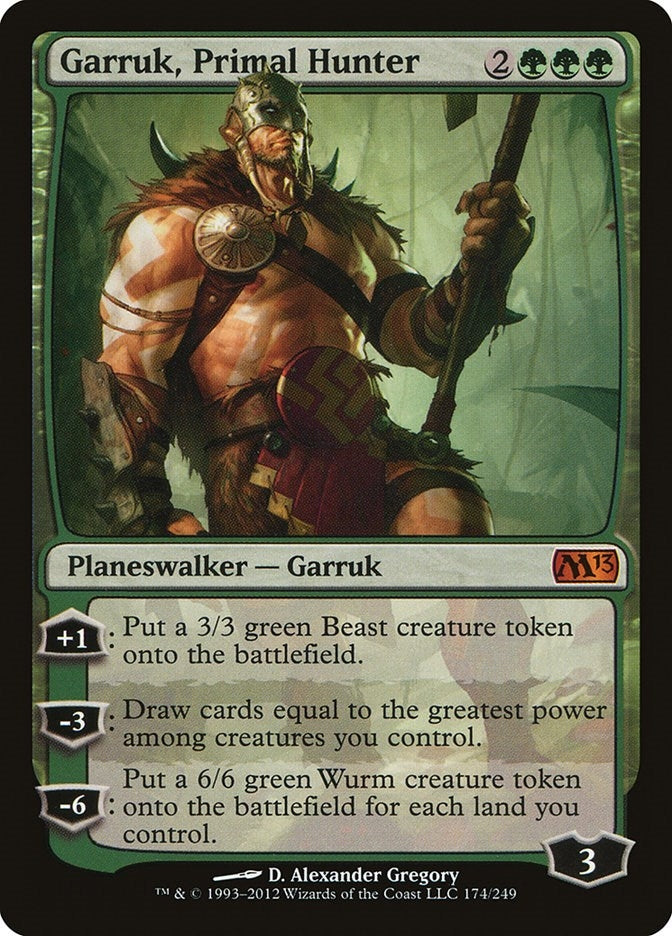Image for Garruk, Primal Hunter (174) [Magic 2013 (M13)] - Magic: The Gathering