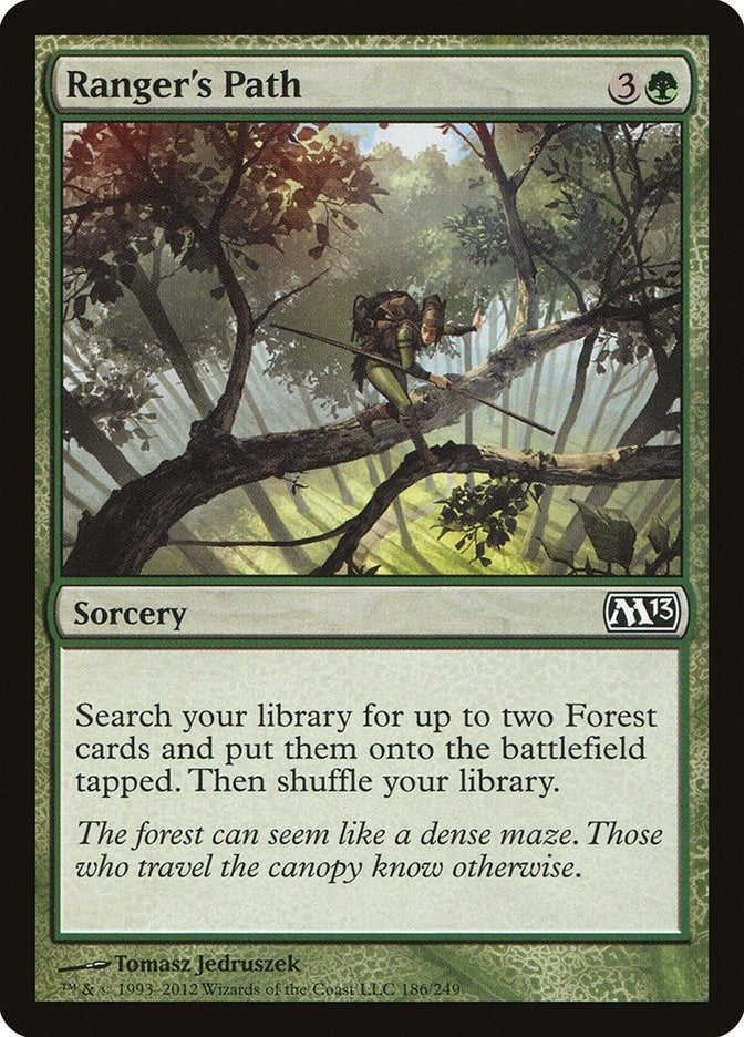 Image for Ranger's Path (186) [Magic 2013 (M13)] - Magic: The Gathering
