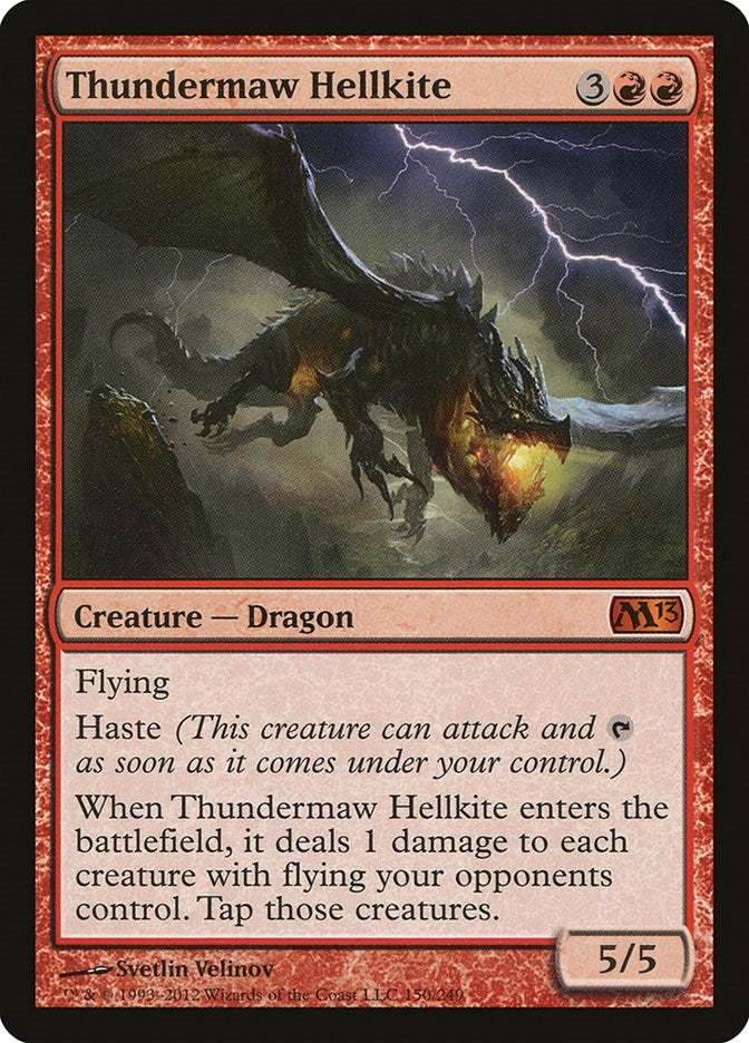 Image for Thundermaw Hellkite (150) [Magic 2013 (M13)] - Magic: The Gathering