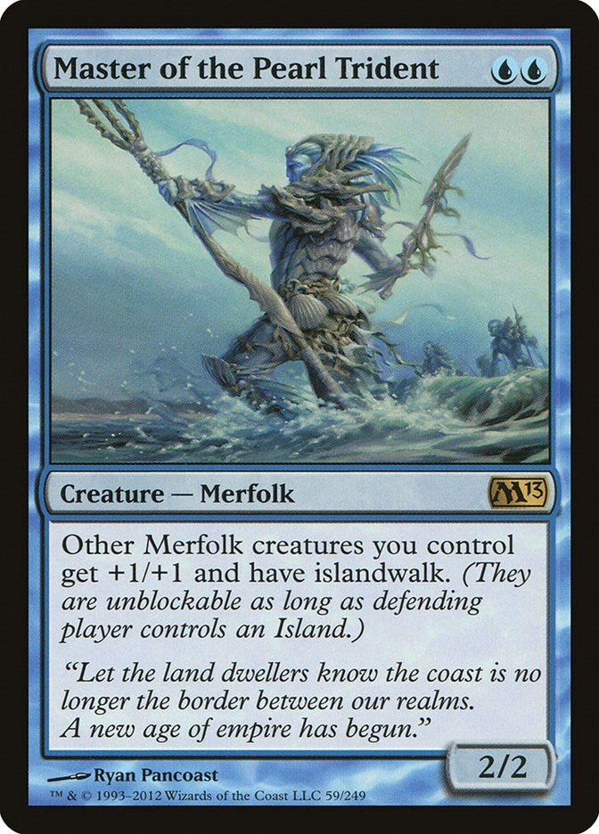 Image for Master of the Pearl Trident (59) [Magic 2013 (M13)] - Magic: The Gathering