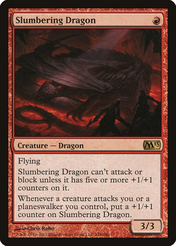 Slumbering Dragon (148) [Magic 2013 (M13)]