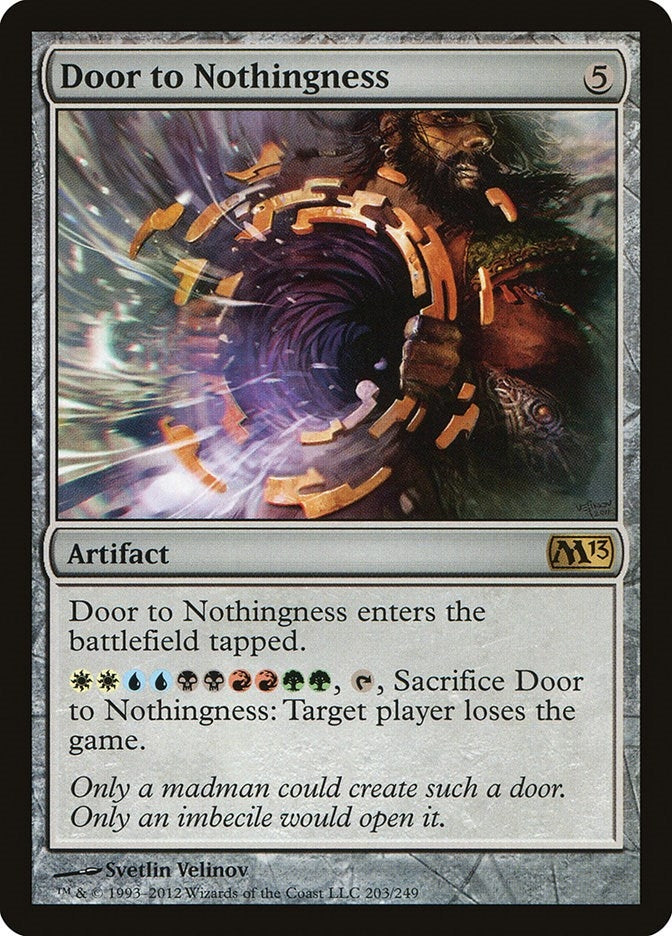 Image for Door to Nothingness (203) [Magic 2013 (M13)] - Magic: The Gathering