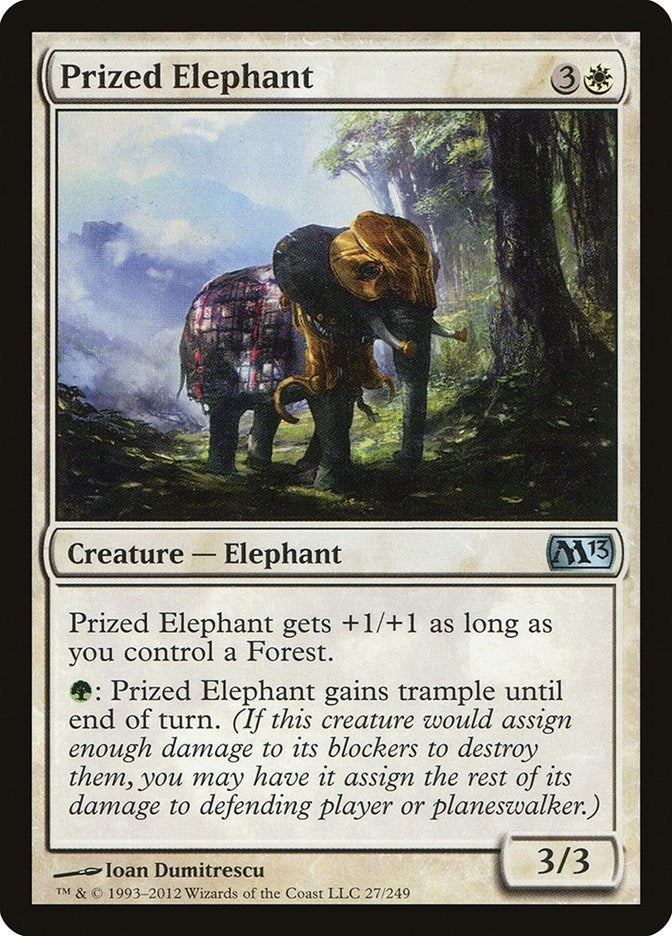 Image for Prized Elephant (27) [Magic 2013 (M13)] - Magic: The Gathering