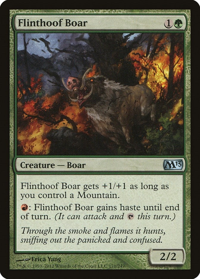 Image for Flinthoof Boar (171) [Magic 2013 (M13)] - Magic: The Gathering