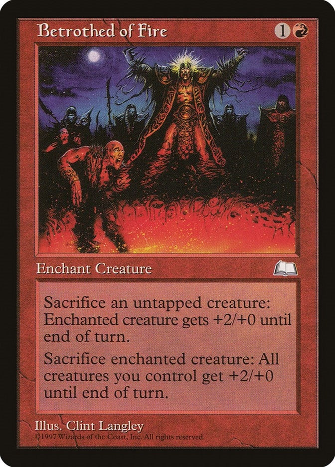 Image for Betrothed of Fire [Weatherlight] - Magic: The Gathering