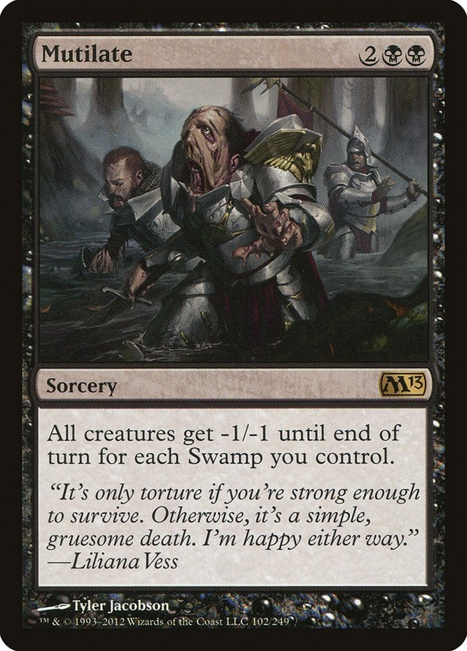 Image for Mutilate (102) [Magic 2013 (M13)] - Magic: The Gathering
