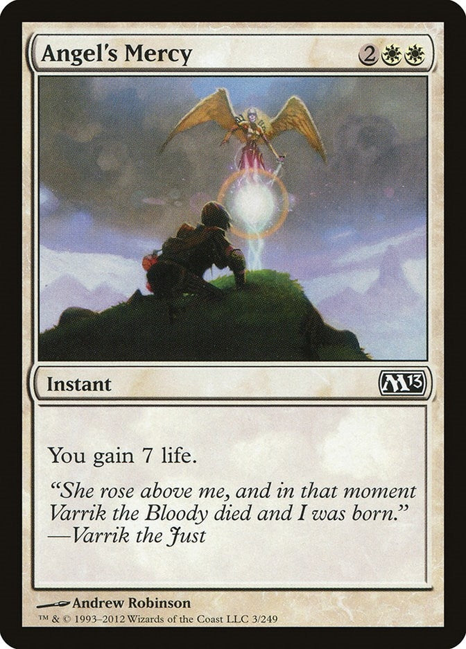 Image for Angel's Mercy (3) [Magic 2013 (M13)] - Magic: The Gathering