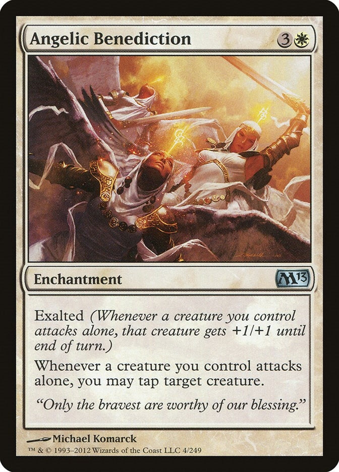Image for Angelic Benediction (4) [Magic 2013 (M13)] - Magic: The Gathering