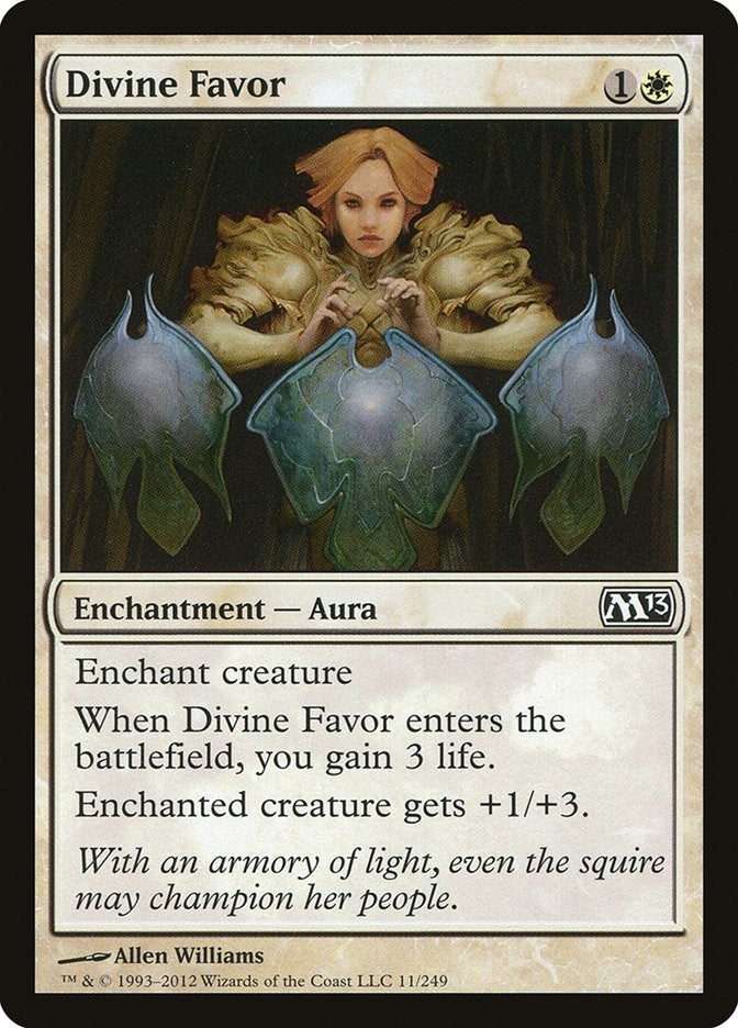 Image for Divine Favor (11) [Magic 2013 (M13)] - Magic: The Gathering