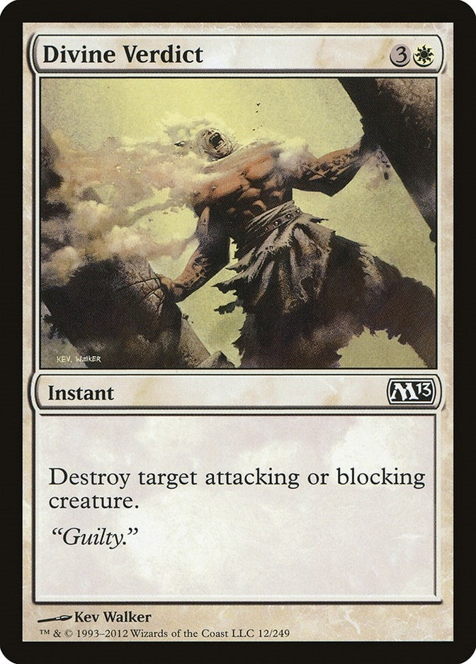 Image for Divine Verdict (12) [Magic 2013 (M13)] - Magic: The Gathering