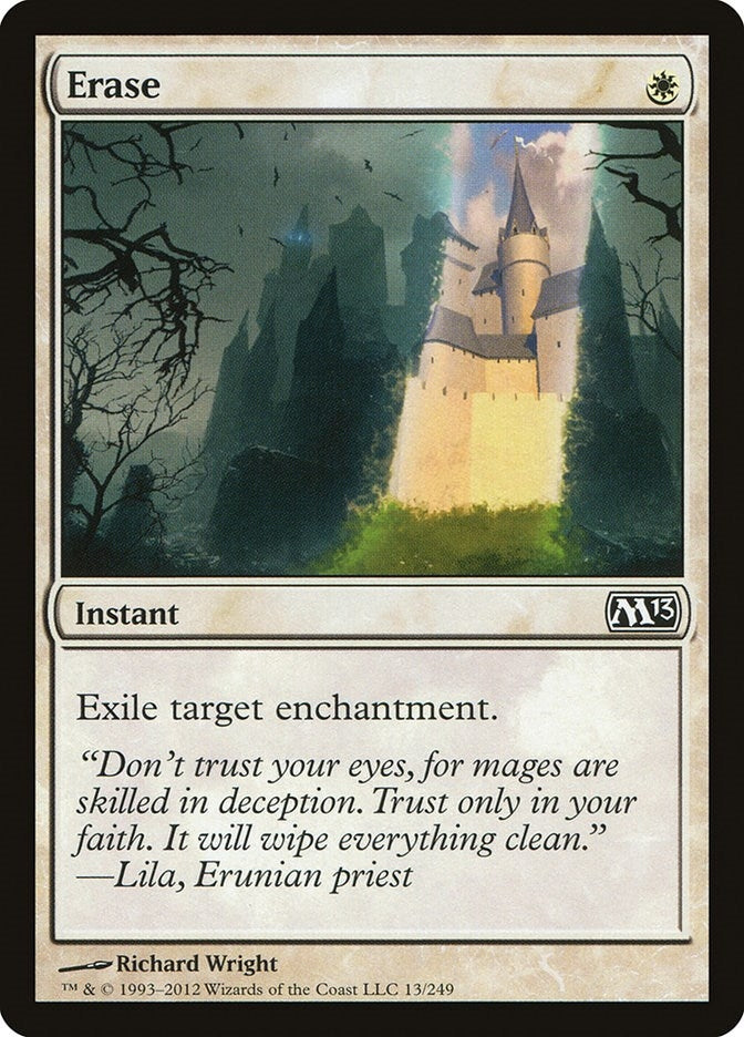 Image for Erase (13) [Magic 2013 (M13)] - Magic: The Gathering