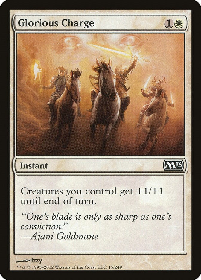 Image for Glorious Charge (15) [Magic 2013 (M13)] - Magic: The Gathering