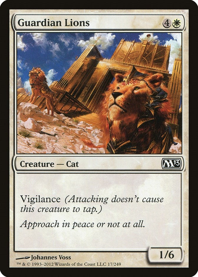 Image for Guardian Lions (17) [Magic 2013 (M13)] - Magic: The Gathering