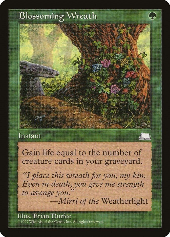 Image for Blossoming Wreath [Weatherlight] - Magic: The Gathering