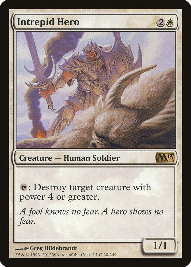 Image for Intrepid Hero (20) [Magic 2013 (M13)] - Magic: The Gathering