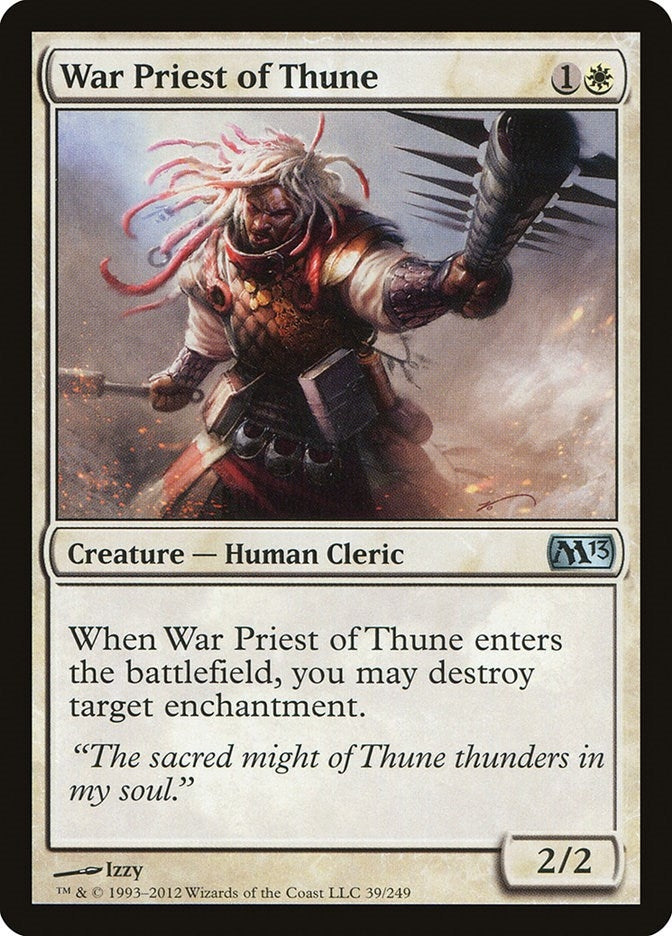 Image for War Priest of Thune (39) [Magic 2013 (M13)] - Magic: The Gathering