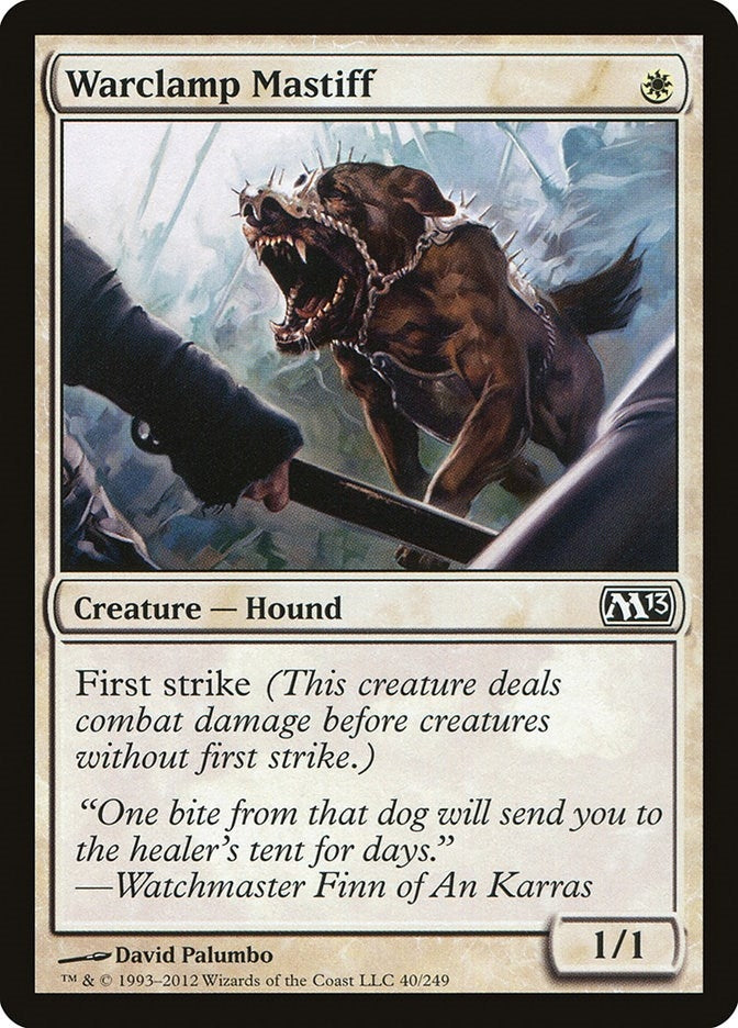 Image for Warclamp Mastiff (40) [Magic 2013 (M13)] - Magic: The Gathering