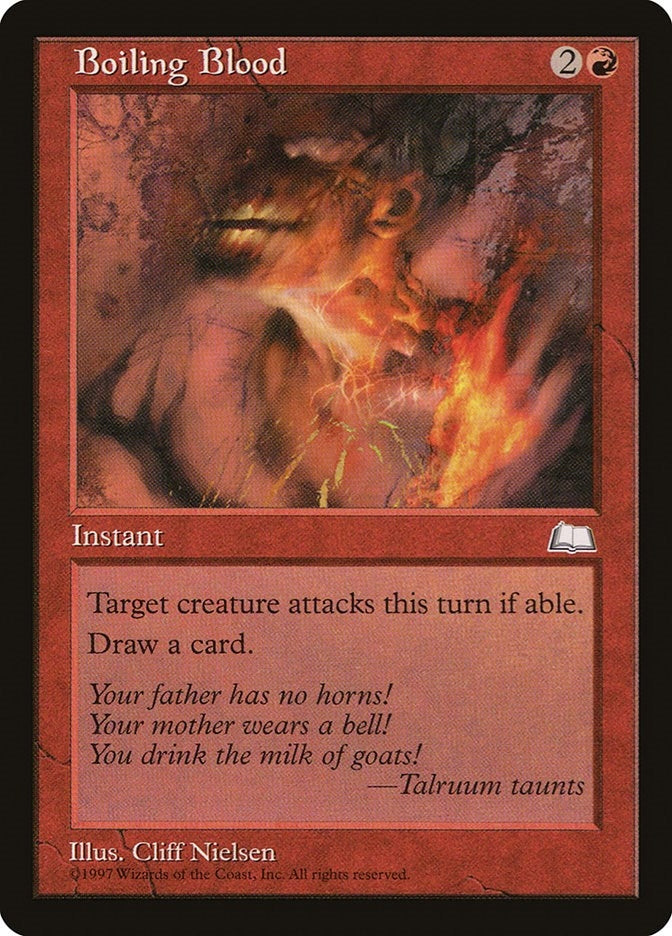 Image for Boiling Blood [Weatherlight] - Magic: The Gathering