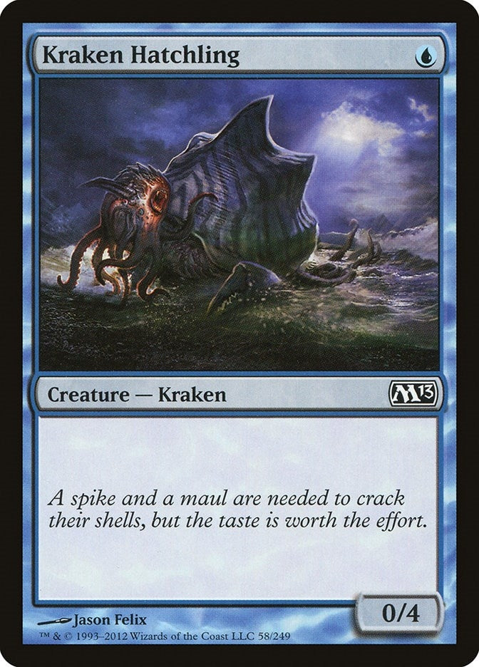 Image for Kraken Hatchling (58) [Magic 2013 (M13)] - Magic: The Gathering