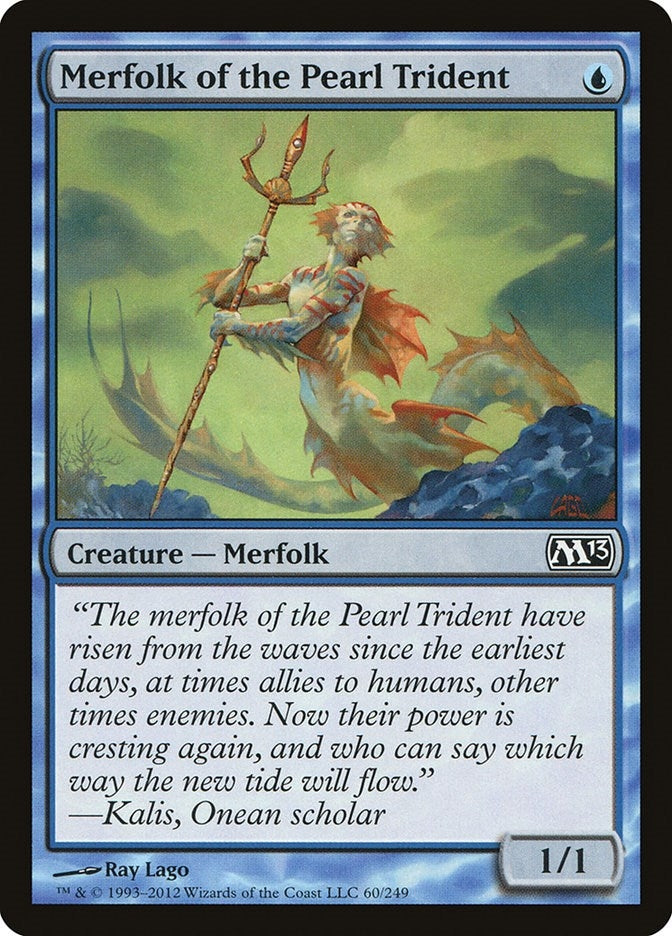 Image for Merfolk of the Pearl Trident (60) [Magic 2013 (M13)] - Magic: The Gathering