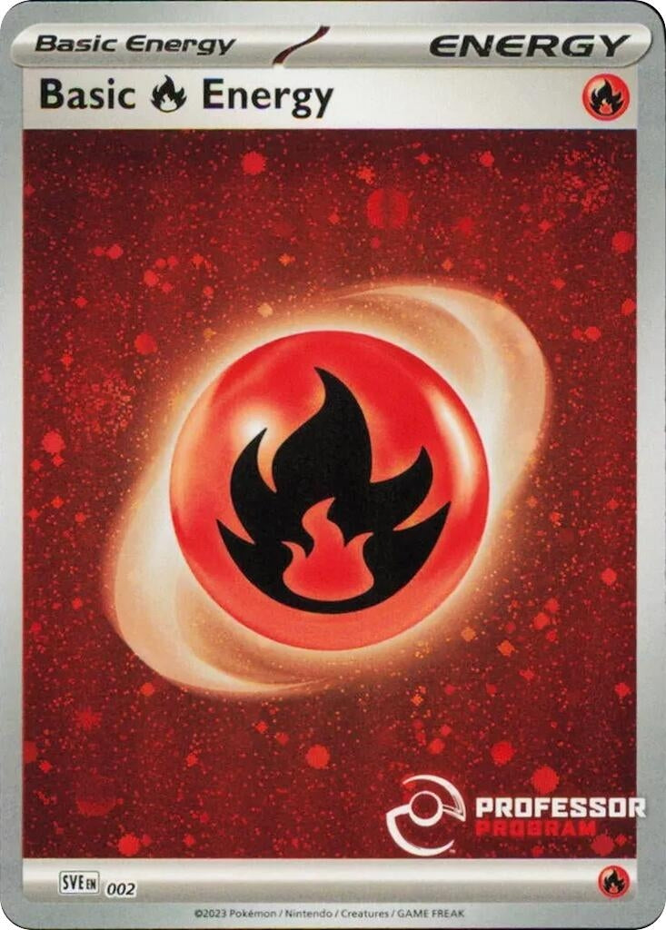 Image for Fire Energy (2023) (002) [Professor Program Promos] - Pokemon