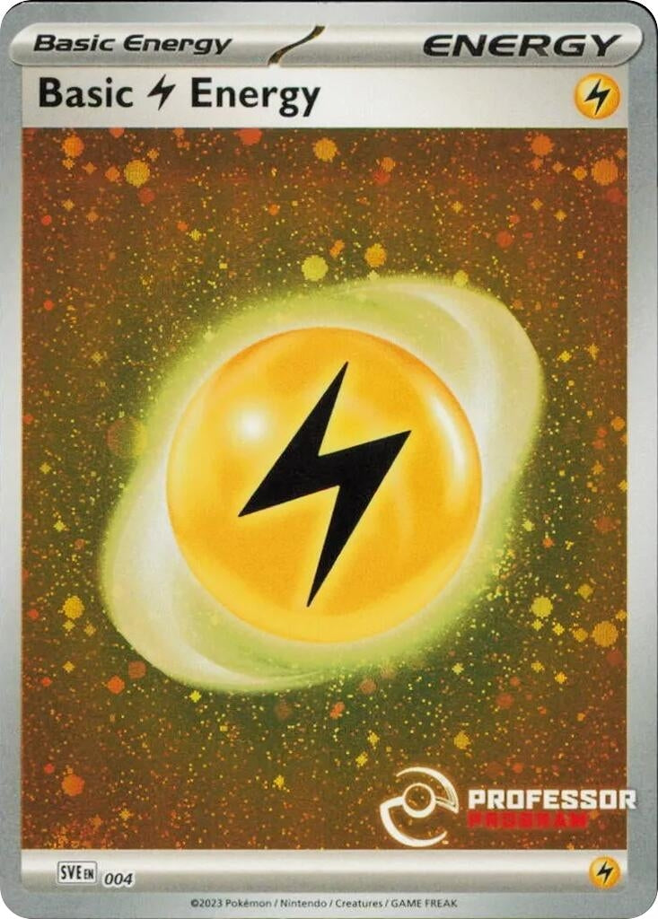 Image for Lightning Energy (2023) (004) [Professor Program Promos] - Pokemon