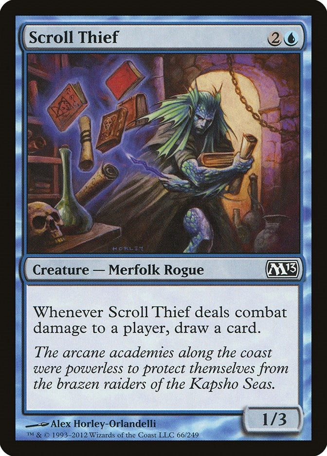 Image for Scroll Thief (66) [Magic 2013 (M13)] - Magic: The Gathering