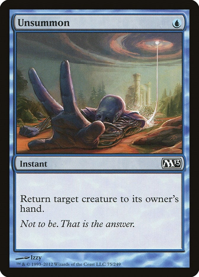 Image for Unsummon (75) [Magic 2013 (M13)] - Magic: The Gathering