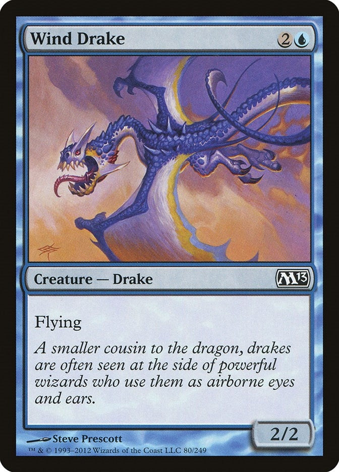 Image for Wind Drake (80) [Magic 2013 (M13)] - Magic: The Gathering