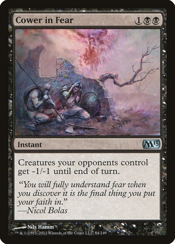 Image for Cower in Fear (84) [Magic 2013 (M13)] - Magic: The Gathering
