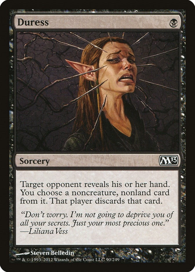 Image for Duress (90) [Magic 2013 (M13)] - Magic: The Gathering