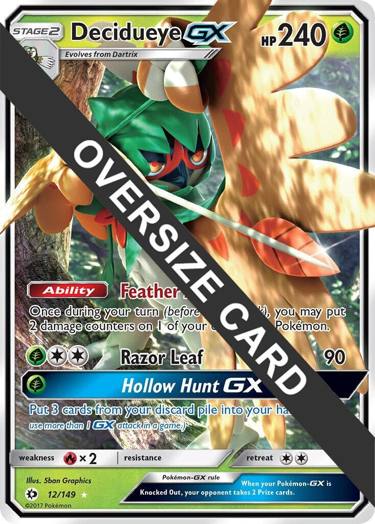 Image for Decidueye GX - 12/149 (Decidueye GX Challenge Box) (12/149) [Jumbo Cards] - Pokemon