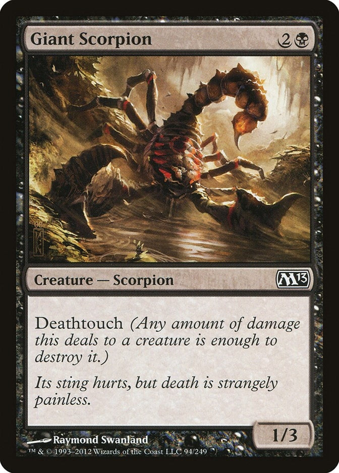 Image for Giant Scorpion (94) [Magic 2013 (M13)] - Magic: The Gathering