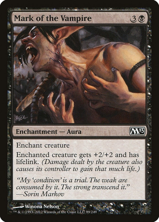 Image for Mark of the Vampire (99) [Magic 2013 (M13)] - Magic: The Gathering