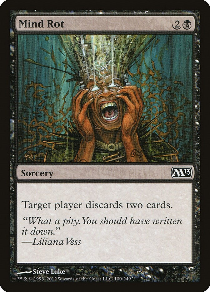 Image for Mind Rot (100) [Magic 2013 (M13)] - Magic: The Gathering