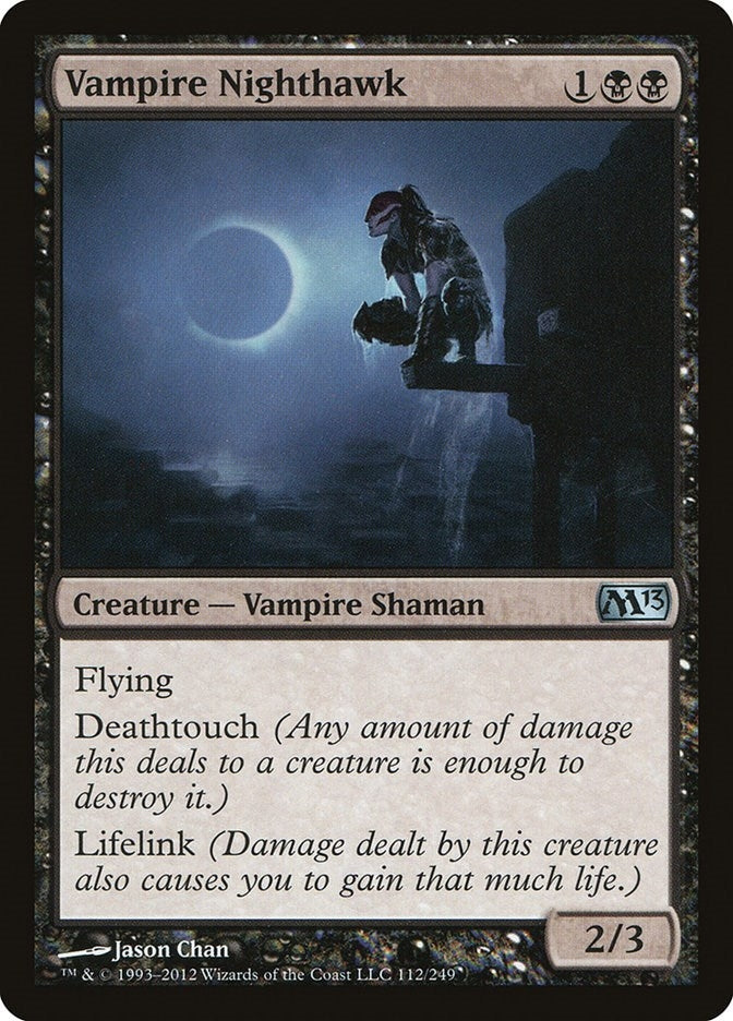 Image for Vampire Nighthawk (112) [Magic 2013 (M13)] - Magic: The Gathering