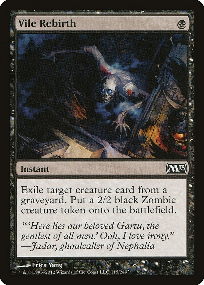 Image for Vile Rebirth (115) [Magic 2013 (M13)] - Magic: The Gathering