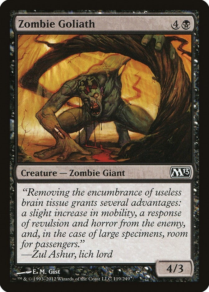 Image for Zombie Goliath (119) [Magic 2013 (M13)] - Magic: The Gathering