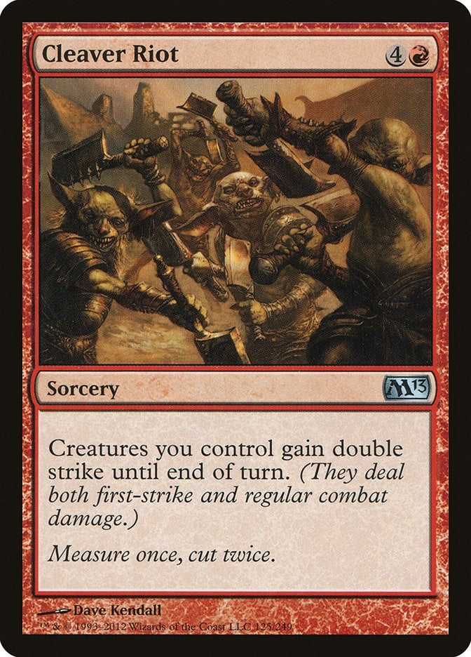 Image for Cleaver Riot (125) [Magic 2013 (M13)] - Magic: The Gathering