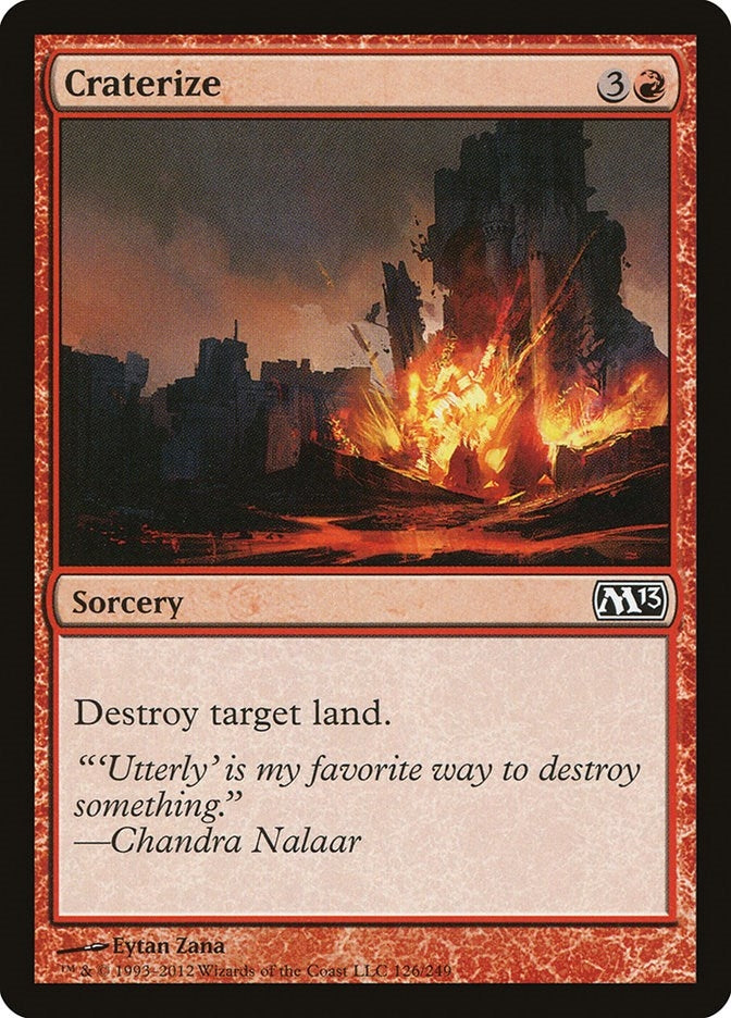 Image for Craterize (126) [Magic 2013 (M13)] - Magic: The Gathering