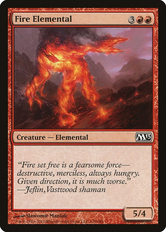 Fire Elemental (130) [Magic 2013 (M13)]