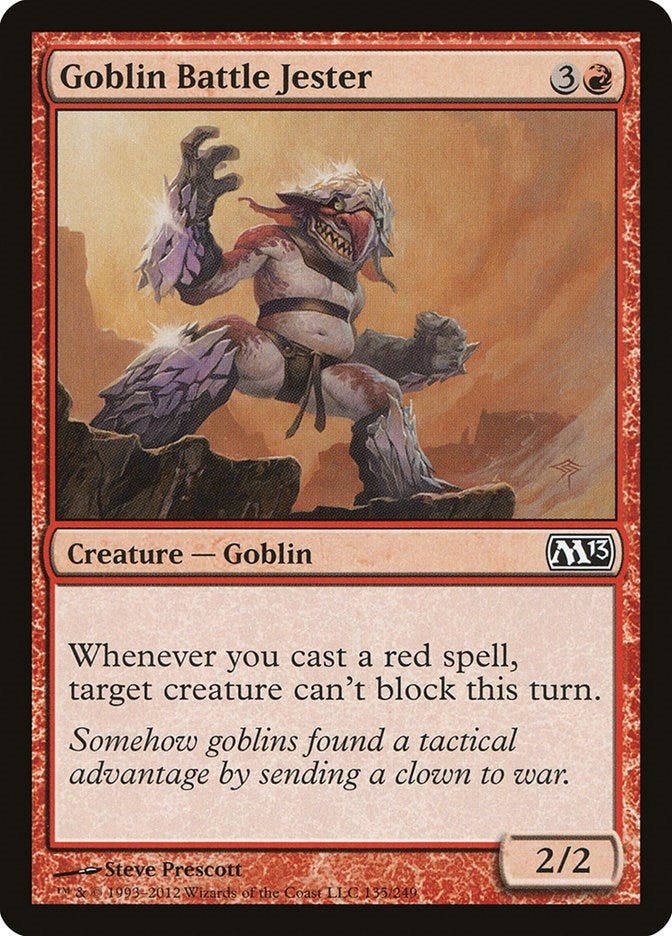 Image for Goblin Battle Jester (135) [Magic 2013 (M13)] - Magic: The Gathering