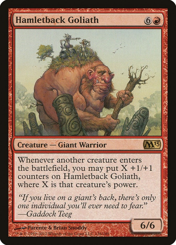 Image for Hamletback Goliath (136) [Magic 2013 (M13)] - Magic: The Gathering