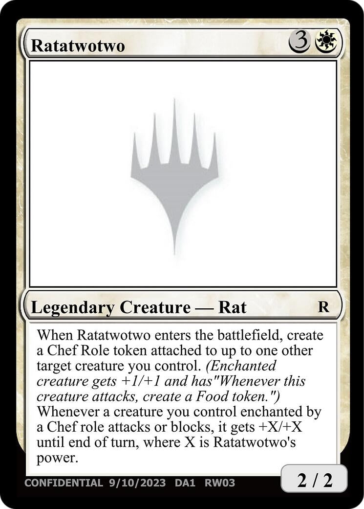 Image for Ratatwotwo [Un-Known Event Playtest Cards] - Magic: The Gathering