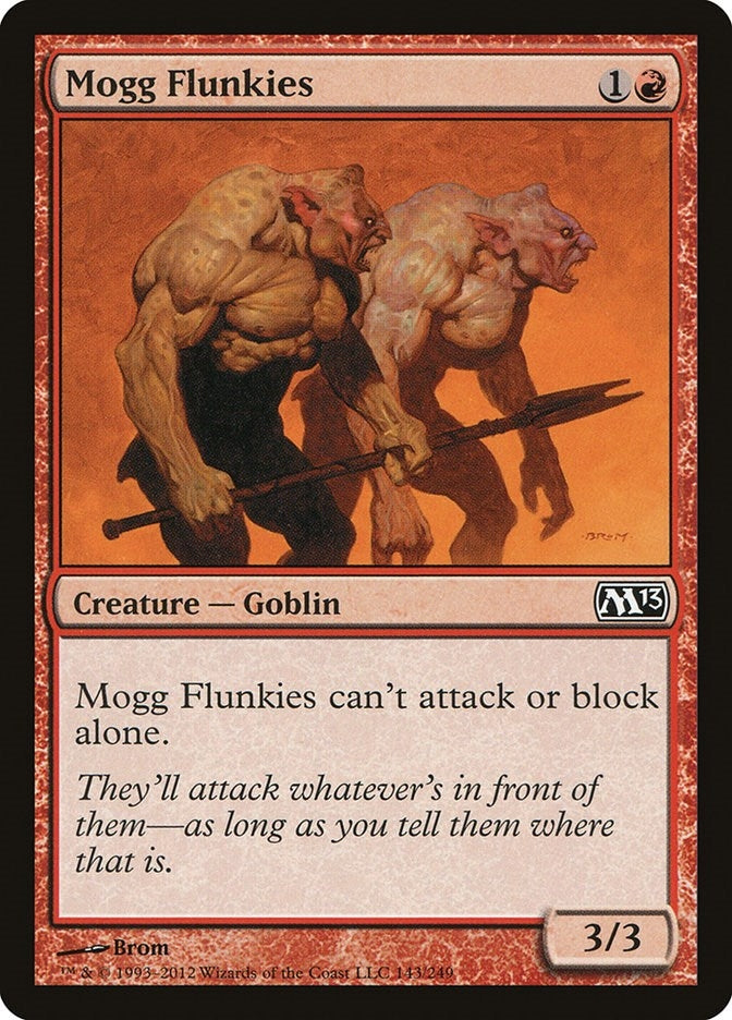 Image for Mogg Flunkies (143) [Magic 2013 (M13)] - Magic: The Gathering