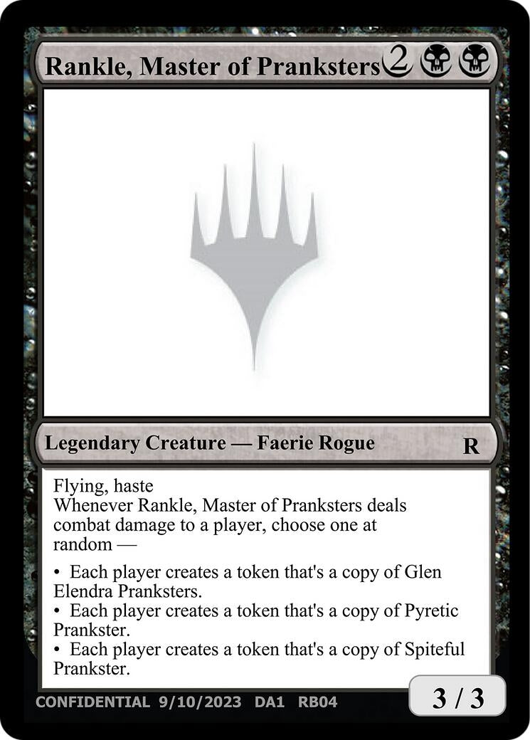 Image for Rankle, Master of Pranksters [Un-Known Event Playtest Cards] - Magic: The Gathering
